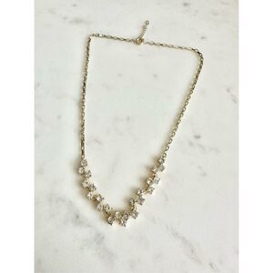Nordstrom‘s rhinestone gold color 18 inch necklace NWOT